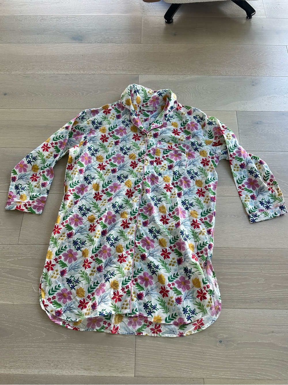 Mahogany 100% cotton sleep shirt pajamas nightgown sz small